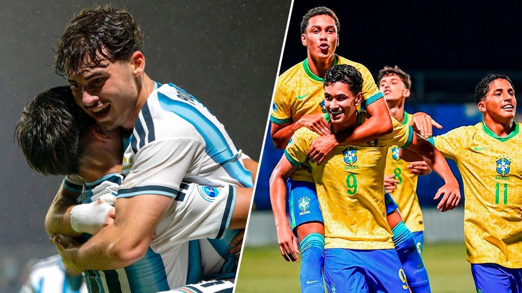 Argentina y Brasil se enfrentarán en la lucha por la semifinal del Sudamericano Sub 17