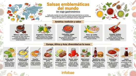 Las salsas más icónicas del mundo: una exploración global de sabores