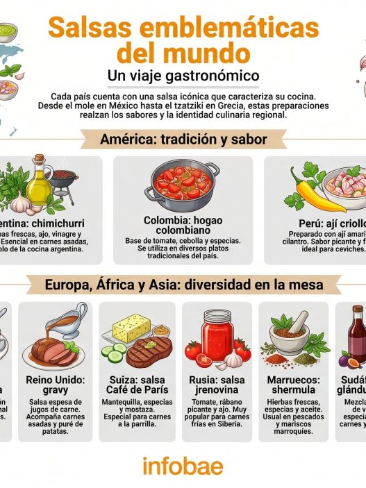 Las salsas más icónicas del mundo: una exploración global de sabores