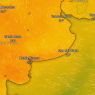 Alerta amarilla por vientos y lluvia para el viernes 10 de abril