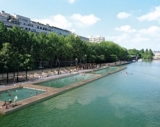 La piscina al aire libre más grande de París: un nuevo refugio en el Canal Saint-Martin