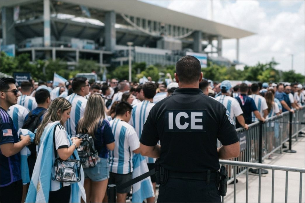 Operativos de ICE y el partido de Argentina en Miami durante el Mundial 2026