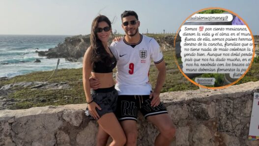 Reacción de Daniela Basso ante críticas por la camiseta de Inglaterra de Raúl Jiménez