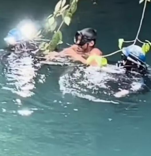 Rescate milagroso de un pescador tras 15 días en una cueva inundada