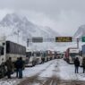 Temporal de nieve prolongado causa caos en la frontera de la cordillera