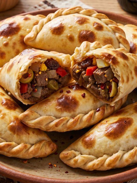 Empanadas de carne cortada a cuchillo con picante: una receta familiar