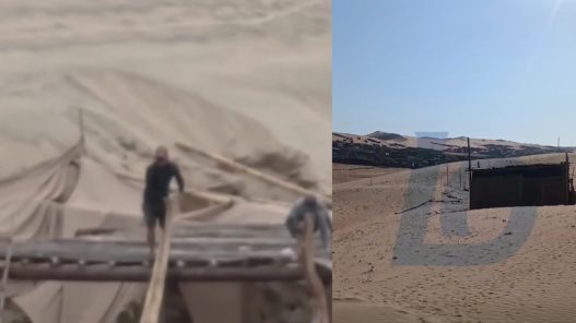 Ocupación reportada en las dunas de Huacachina: materiales ingresan para estructuras en área protegida