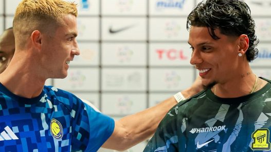 Richard Ríos recibe reconocimiento de Cristiano Ronaldo en Arabia Saudita