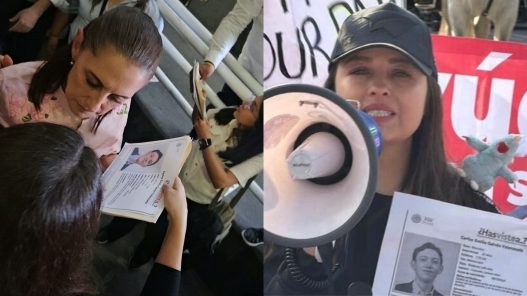 Madre de Carlos Emilio interpela a Claudia Sheinbaum durante su visita a Durango