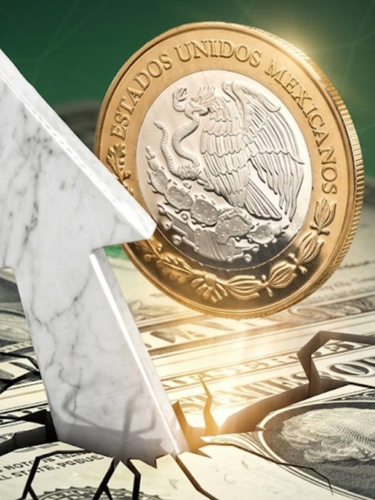 El peso mexicano cierra por debajo de los 17 pesos y la BMV muestra un notable avance