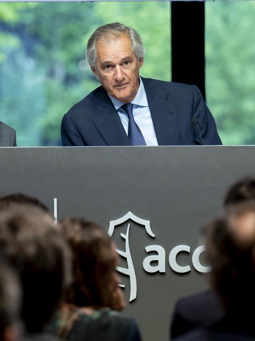 José Manuel Entrecanales declara en el Palacio de Justicia por incomparecencia en el Parlamento de Navarra