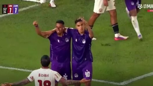 Gol de Flavio Alcedo para el 2-1 de Comerciantes Unidos vs Universitario en el Torneo Clausura 2026