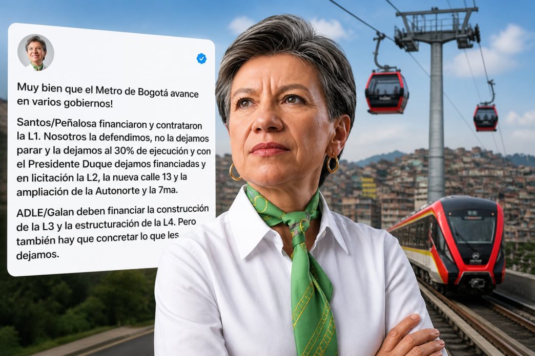Claudia López criticizes Mayor Galán for delays in Bogotá’s mobility mega-projects