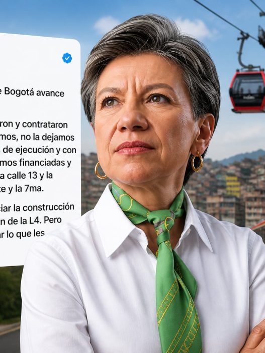 Claudia López criticizes Mayor Galán for delays in Bogotá’s mobility mega-projects