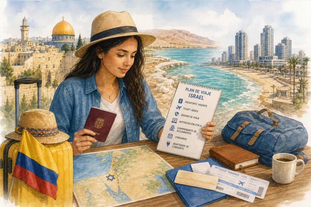 Colombianos pueden viajar a Israel sin visa a partir de 2026