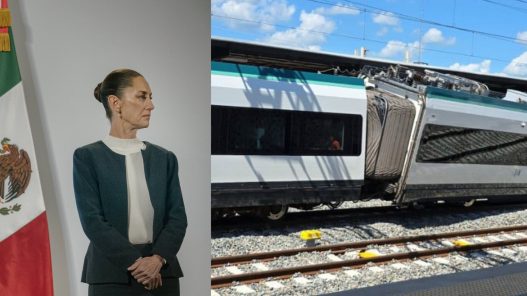 Sheinbaum defiende funcionamiento del Tren Maya y atribuye accidentes a errores humanos