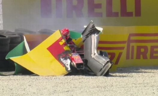 Estado de salud de Charles Leclerc tras el accidente en el GP de Italia
