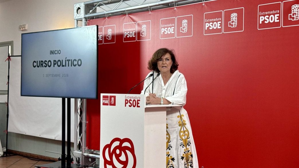 Carmen Calvo insta a la juventud a proteger el legado del PSOE frente al autoritarismo