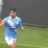 Luis Iberico anota con un cabezazo en el encuentro Sporting Cristal vs Los Chankas