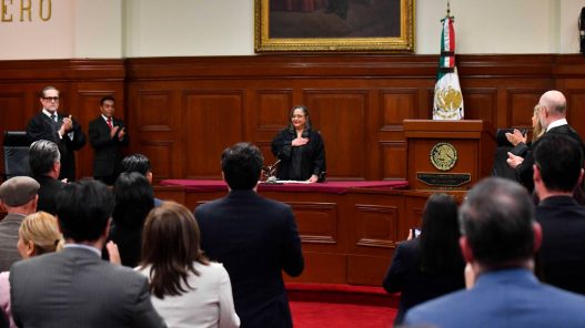 Norma Piña regresa y emite un comentario irónico sobre el Poder Judicial