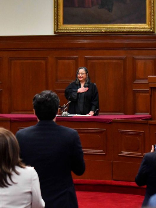 Norma Piña regresa y emite un comentario irónico sobre el Poder Judicial