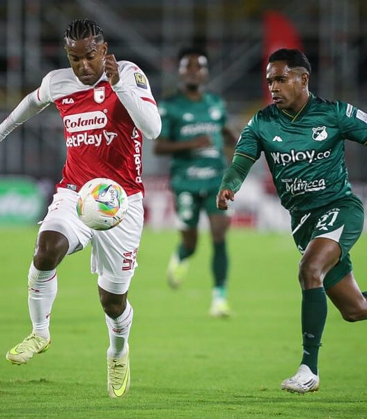 Santa Fe y Deportivo Cali disputan un encuentro clave en El Campín por la Liga BetPlay