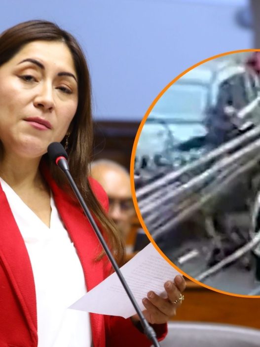 Choque entre Kelly Portalatino y un ciclista deja herido en Lima