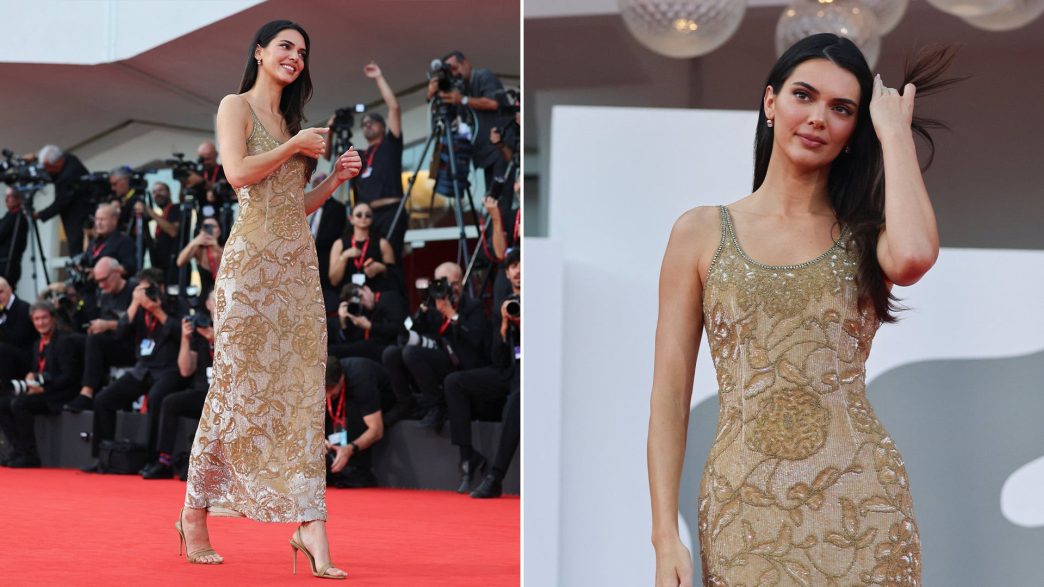 Kendall Jenner deslumbra en la alfombra roja de Venecia con un vestido vintage de Giorgio Armani