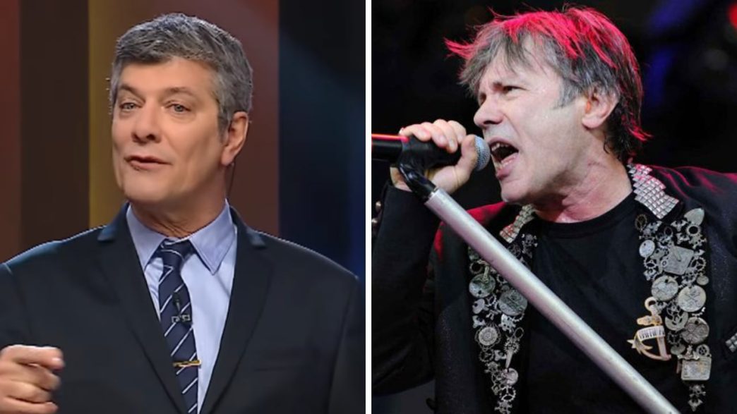 La amistad de Mario Pergolini e Iron Maiden: una historia de camisas y aviones