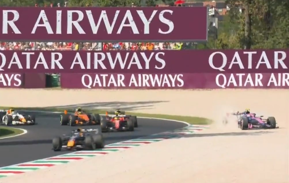 Franco Colapinto sufre un contratiempo en el Gran Premio de Italia de F1