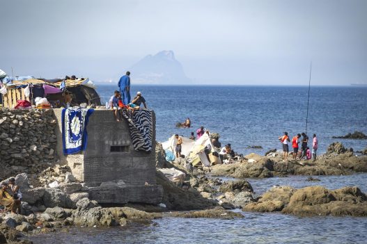 Denuncia por la muerte violenta de un delfín en la playa del Trampolín en Ceuta