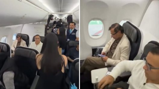 Gustavo Petro enfrenta un momento incómodo durante vuelo a México
