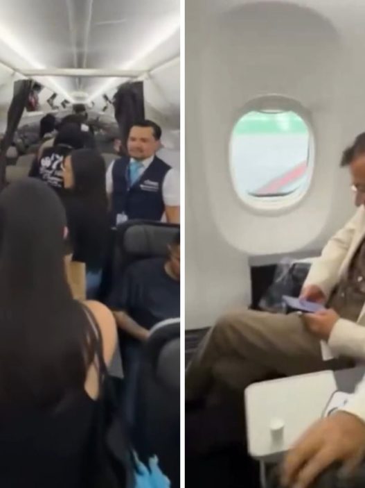 Gustavo Petro enfrenta un momento incómodo durante vuelo a México