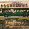 Colectivo driving along a Buenos Aires avenue, illustrating the Buenos Aires bus fare