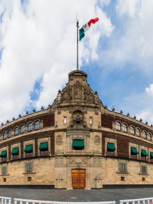 Zocalo square and National Palace in Mexico City, Mexico public holidays 2027