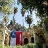 Chilean flag on Cerro Santa Lucía in Santiago, illustrating Chile public holidays 2027