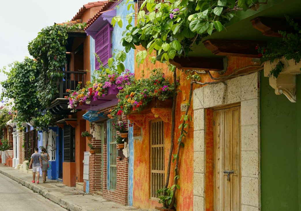 Colourful colonial houses in Cartagena, illustrating Colombia public holidays 2027