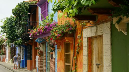 Colourful colonial houses in Cartagena, illustrating Colombia public holidays 2027