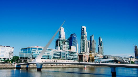 Puerto Madero in Buenos Aires, where the Argentina plug type is Type I