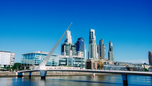 Puerto Madero in Buenos Aires, where the Argentina plug type is Type I